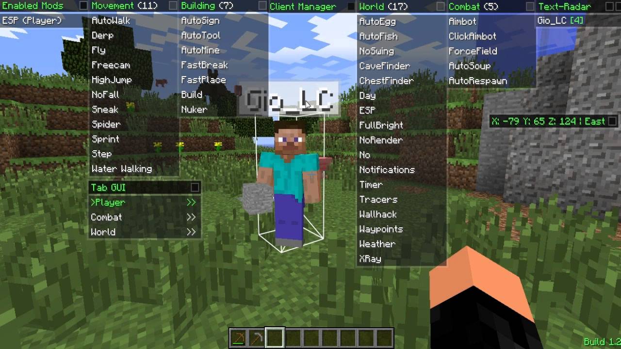 How to a hack client for minecraft on mac free