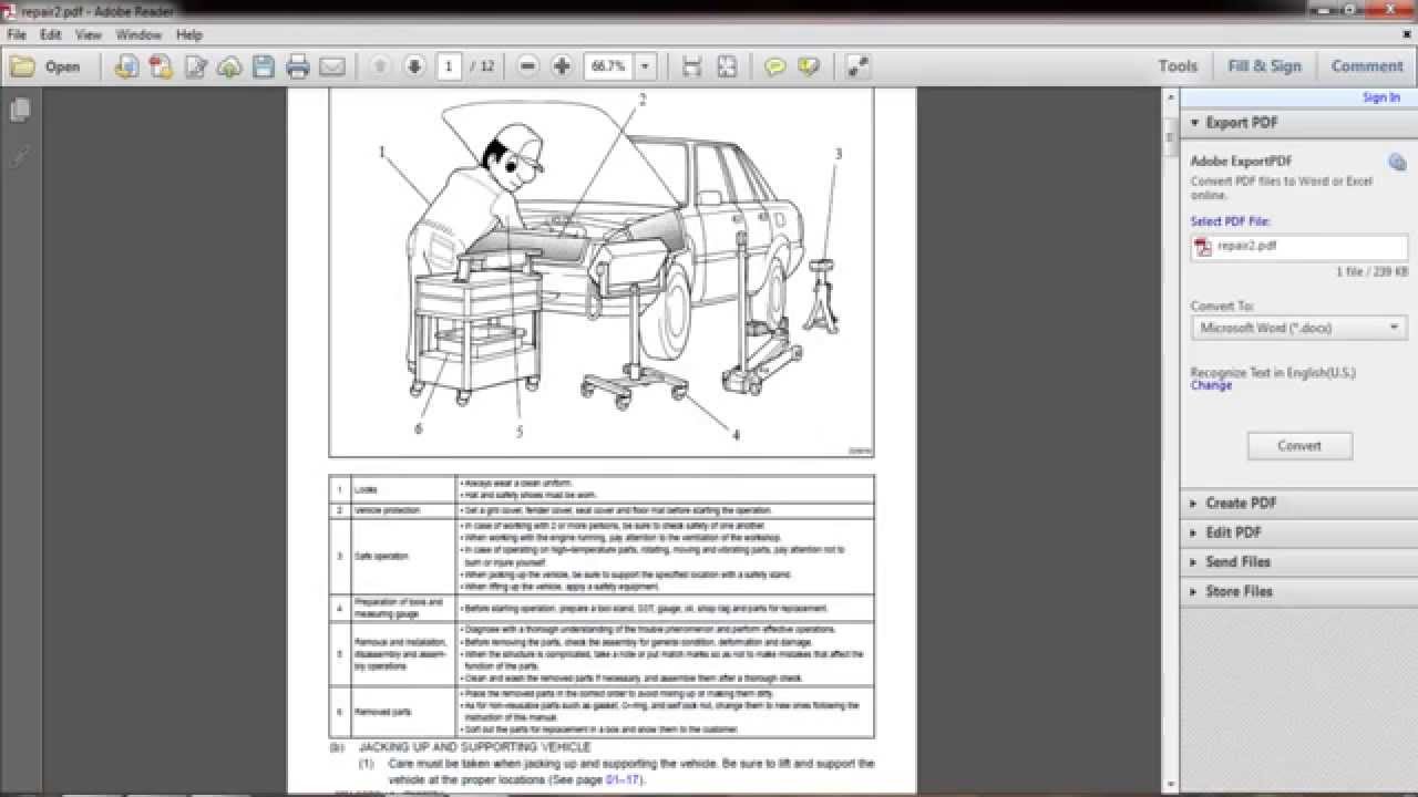 Toyota Avensis T25 Repair Manual
